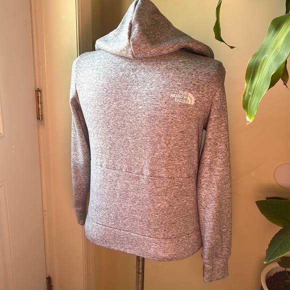 The North Face Gray Hoodie Full Zip. Osito material inside. - Picture 3 of 3